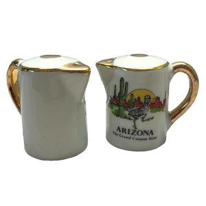 Arizona Salt and Pepper Shaker Set 2" Tall Souvenir Grand Canyon Teapot Style